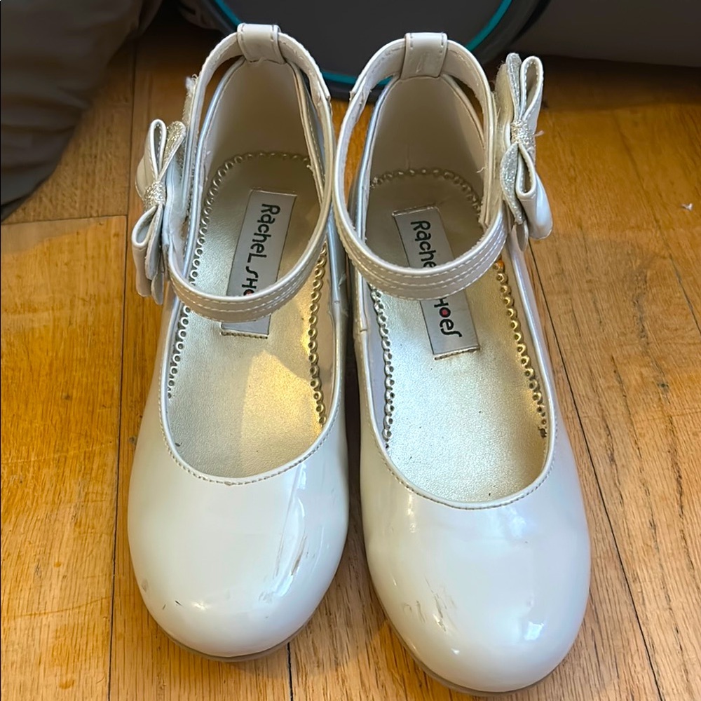 Rachel Shoes Kids White Dress Shoes
